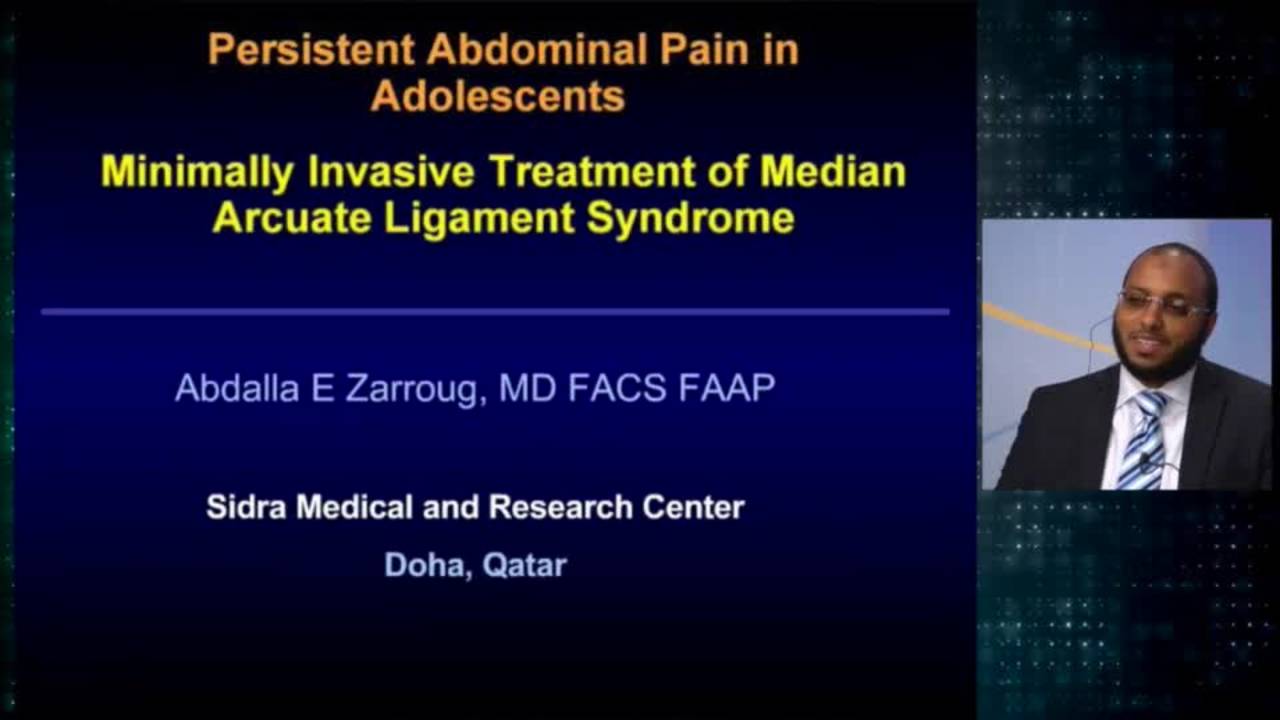 Persistent Abdominal Pain - Median Arcuate Ligament Syndrome: Update Course 2014