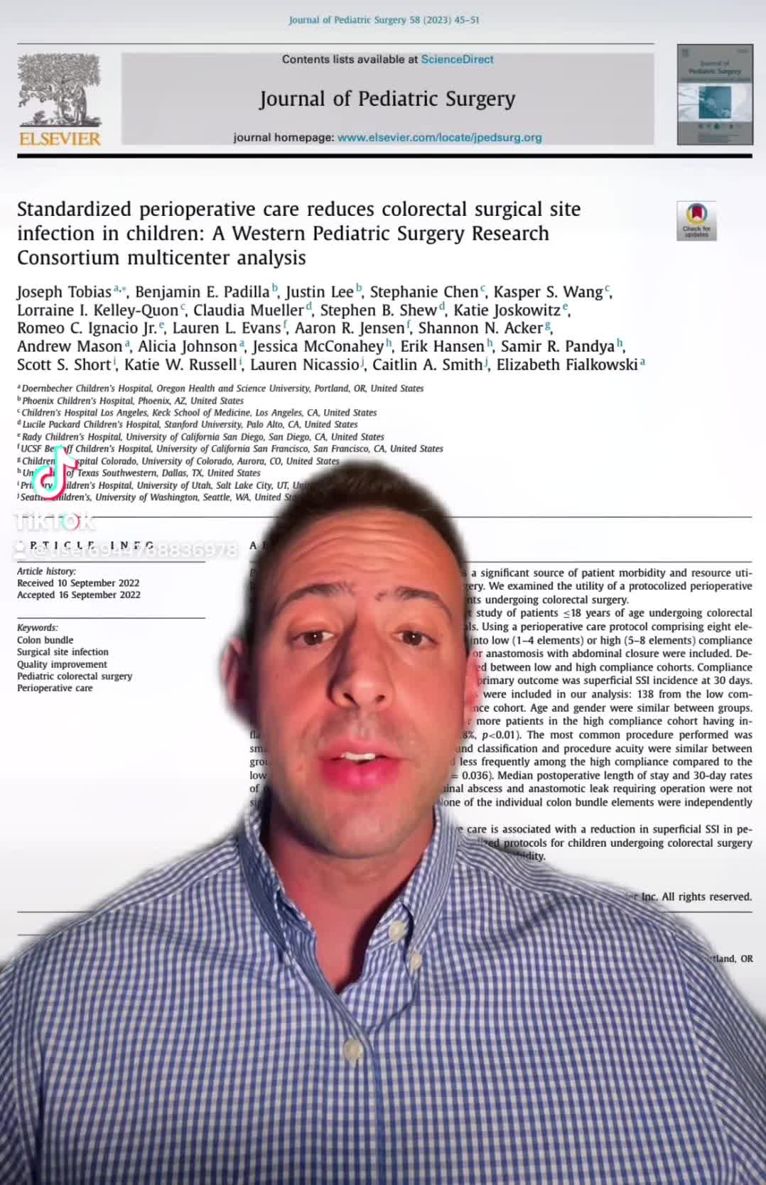 Standardized perioperative care reduces colorectal surgical site infection in children