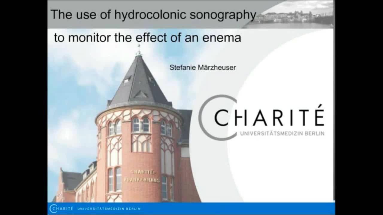 Bowel Management - Use Of Ultrasound To Monitor Effects Of Enema