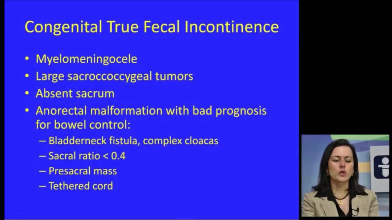True vs. Pseudo Fecal Incontinence: Pediatric Bowel Management 2013