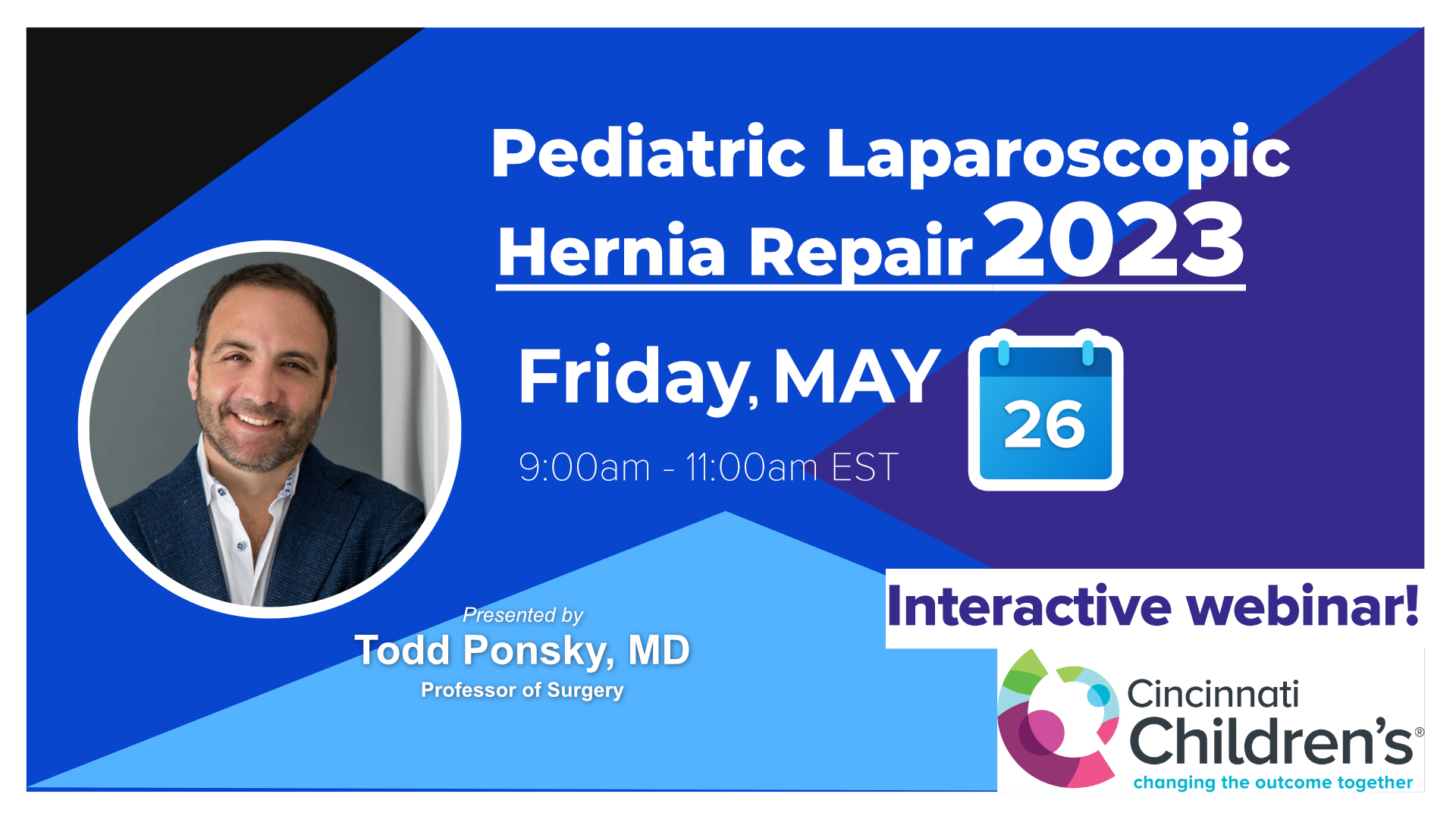Annual Pediatric Laparoscopic Hernia Repair Event 2023