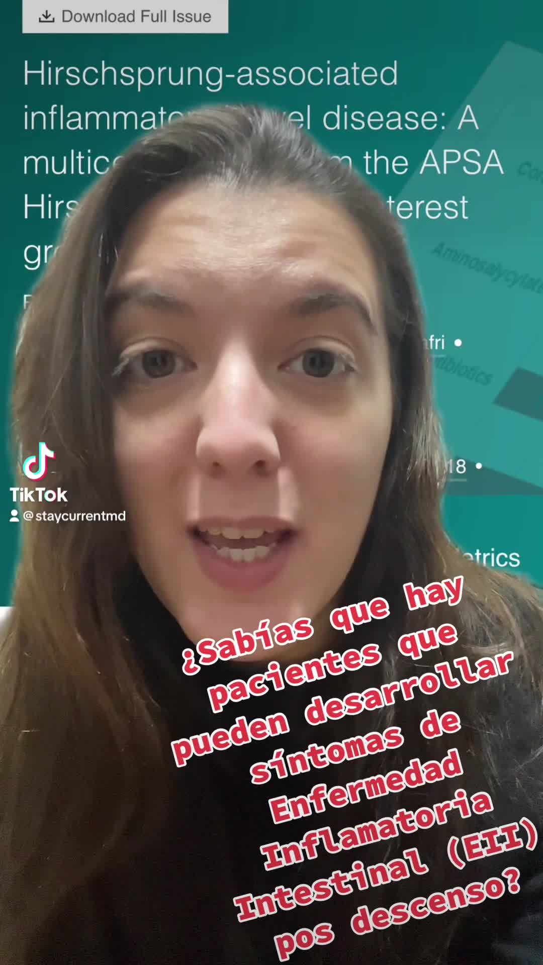 Enfermedad Inflamatoria intestinal asociada a Hirschsprung