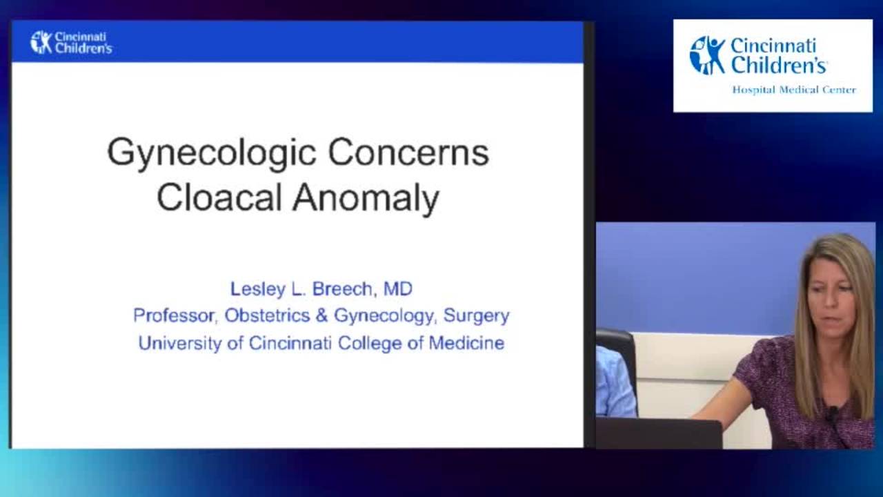 Cloaca - Gynecologic Concerns