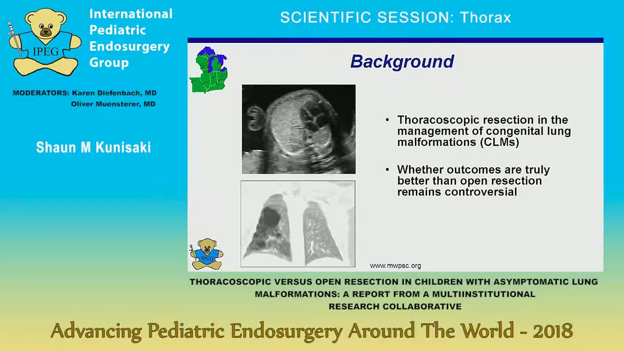 THORACOSCOPIC VERSUS OPEN RESECTION IN CHILDREN WITH ASYMPTOMATIC LUNG MALFORMATIONS