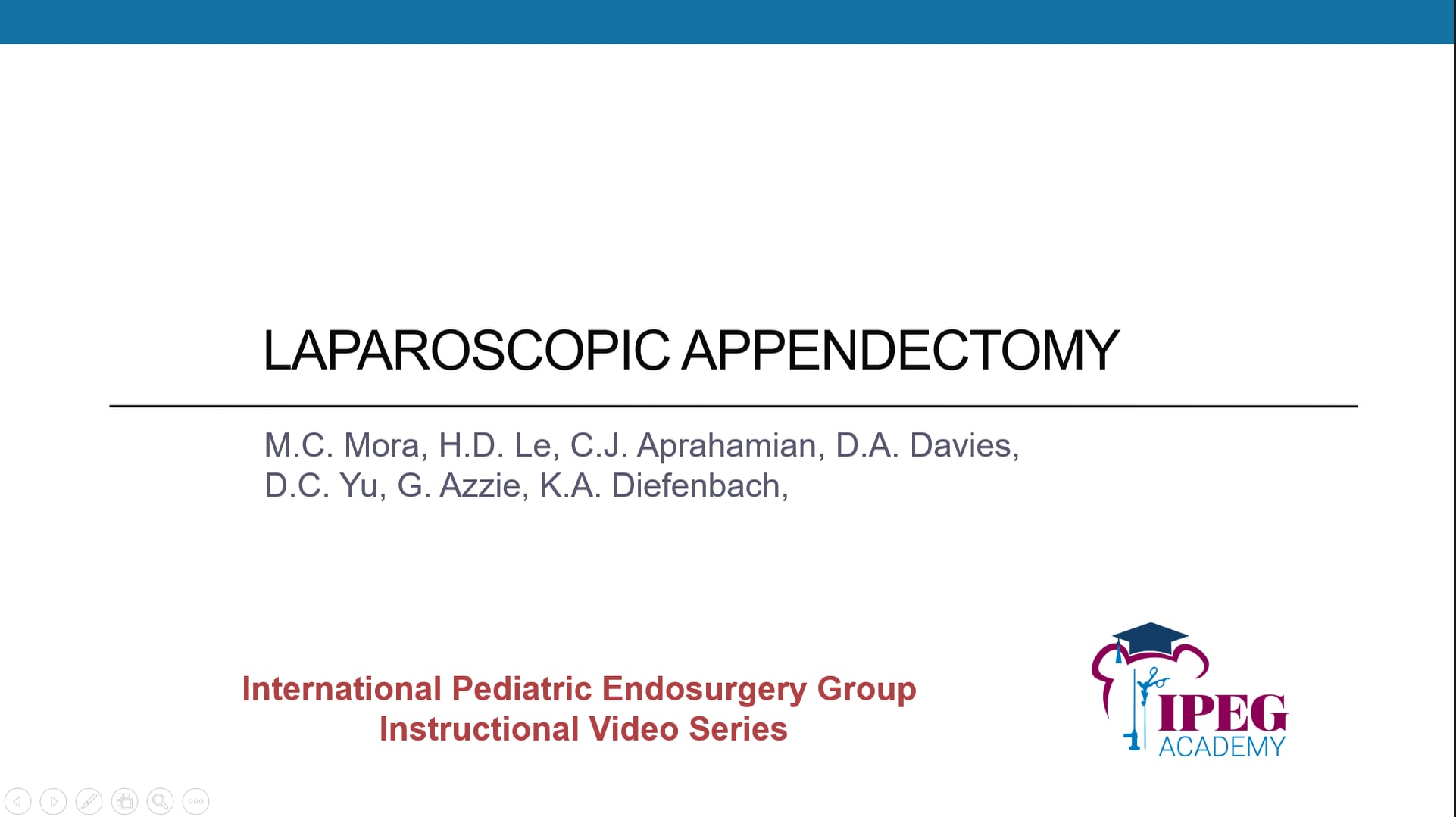Laparoscopic Appendectomy