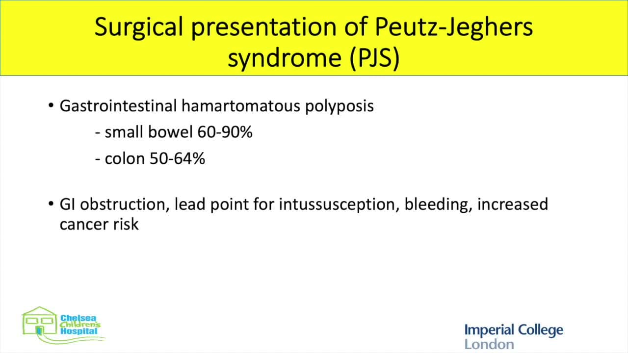 IPEG 2020 TOP ABSTRACT: Robotic Duodenal polypectomy in a case of Peutz-Jeghers