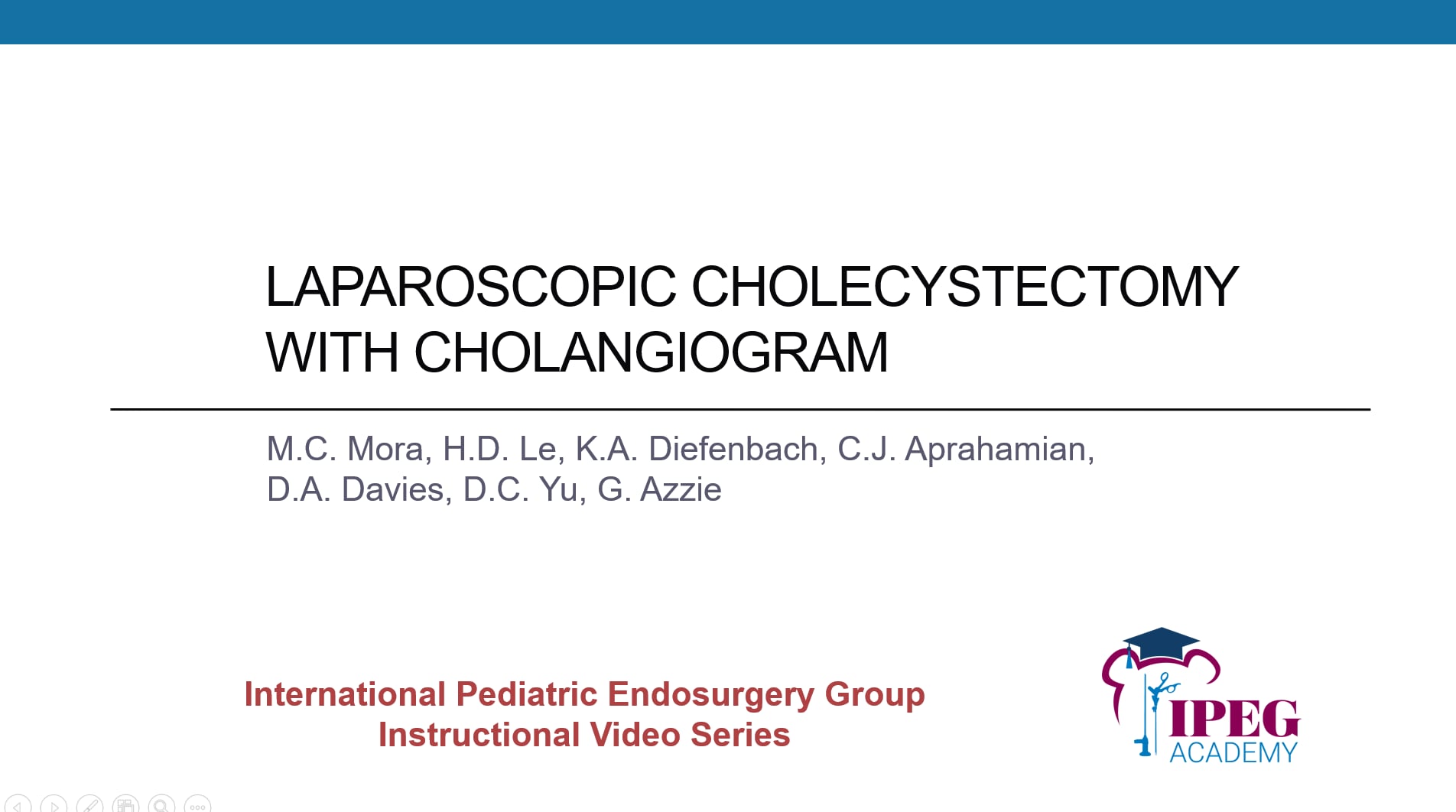 Laparoscopic Cholecystectomy With cholangiogram