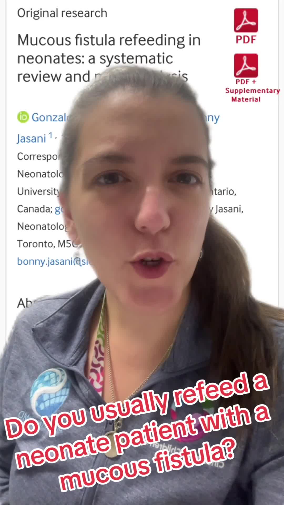 Mucous fistula refeeding in neonates: a systematic review and meta-analysis