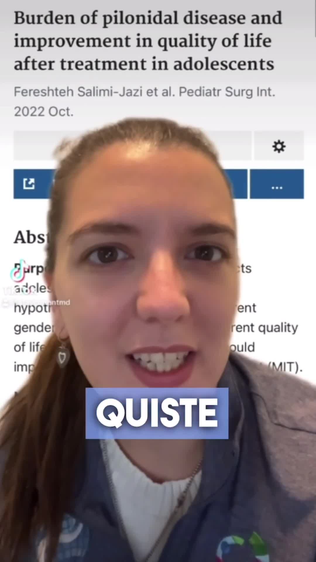 Carga mental de la enfermedad pilonidal y mejora de la calidad de vida tras el tratamiento en adolescentes