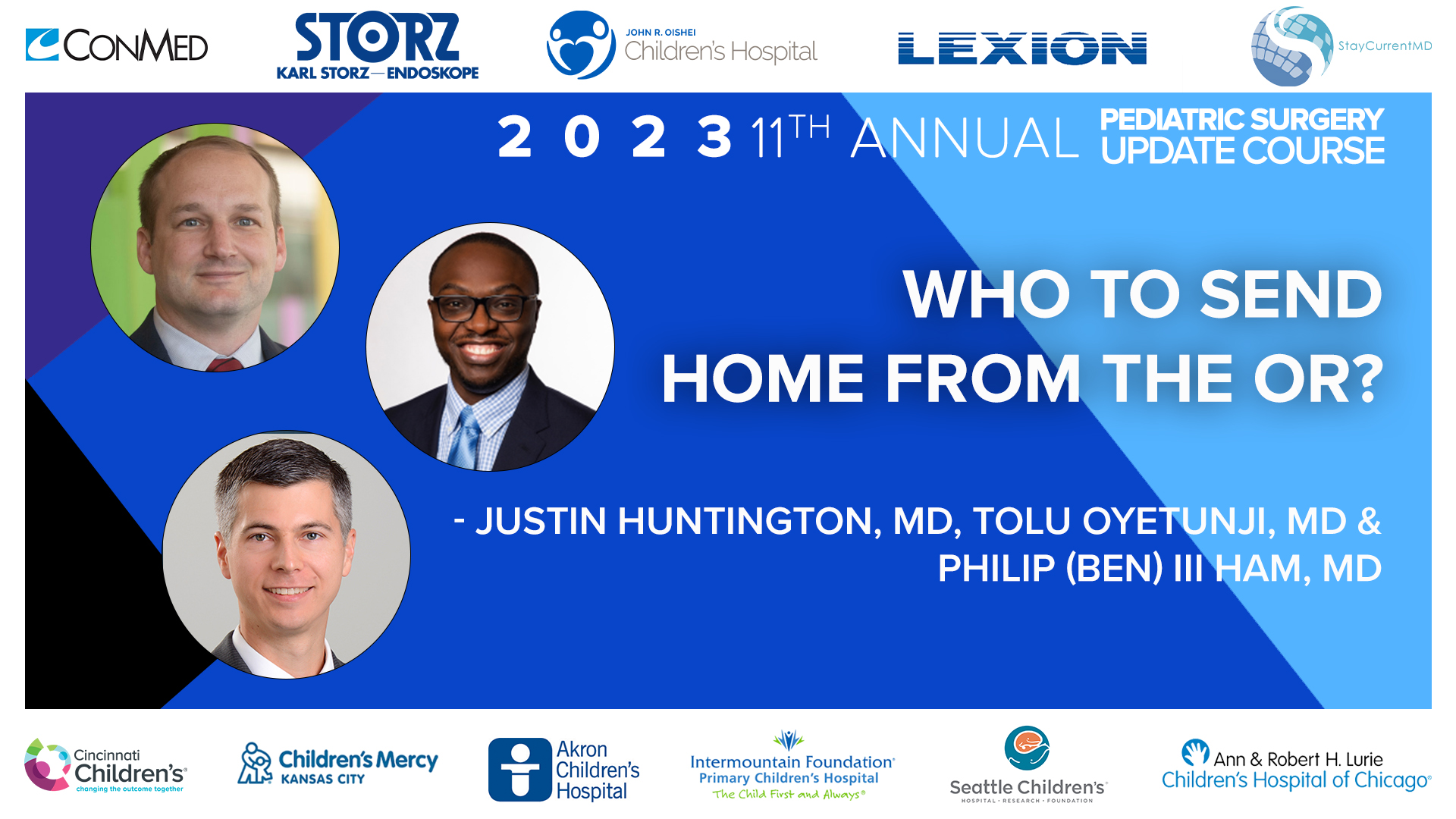 Update Course 2023 - Who to Send Home from the OR