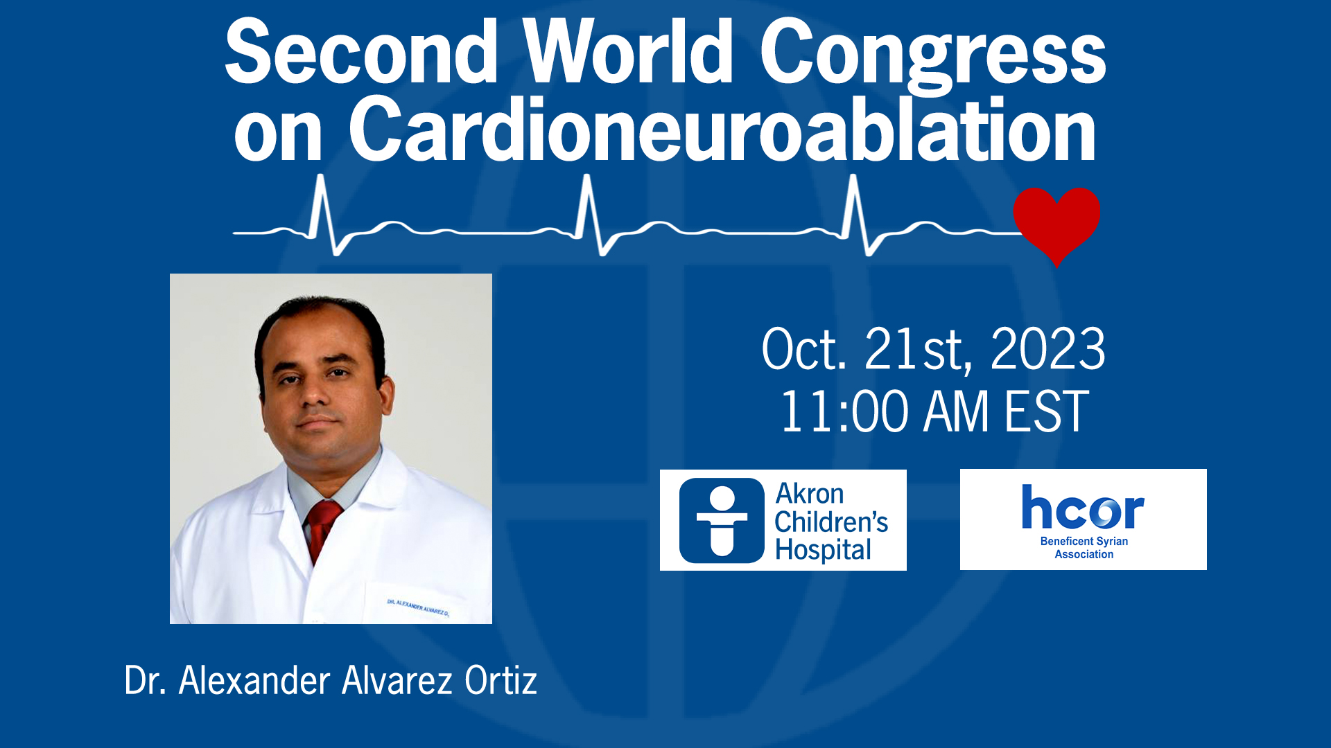 CNA Conference - Dr. Alexander Alvarez Ortiz	- Effectiveness of Cardioneuroablation in Neurocardiogenic Syncope: Prospective Cohort - Experience of a Pioneer Center in Colombia