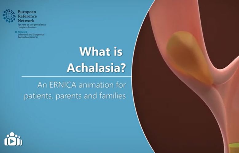 What is Esophageal Achalasia? An ERNICA animation for patients, parents and families
