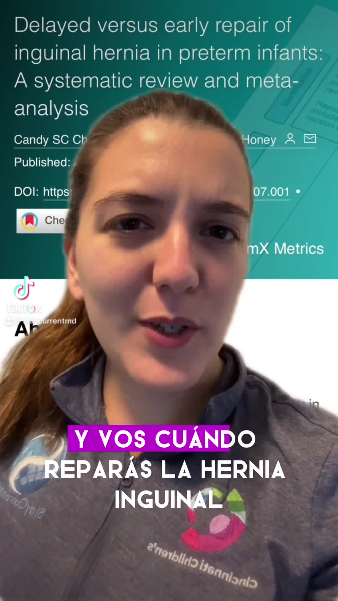 Reparación tardía versus temprana de la hernia inguinal en bebés prematuros