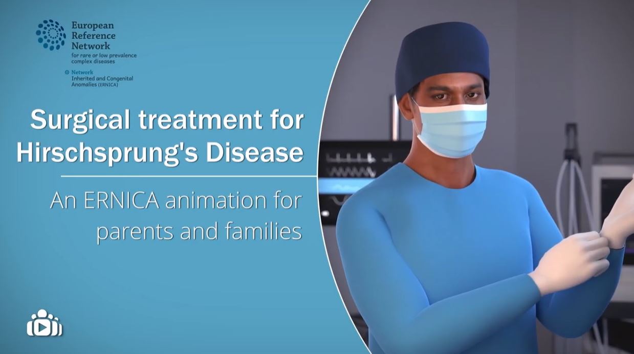 Surgical treatment for Hirschsprung’s Disease: An ERNICA animation for parents and families
