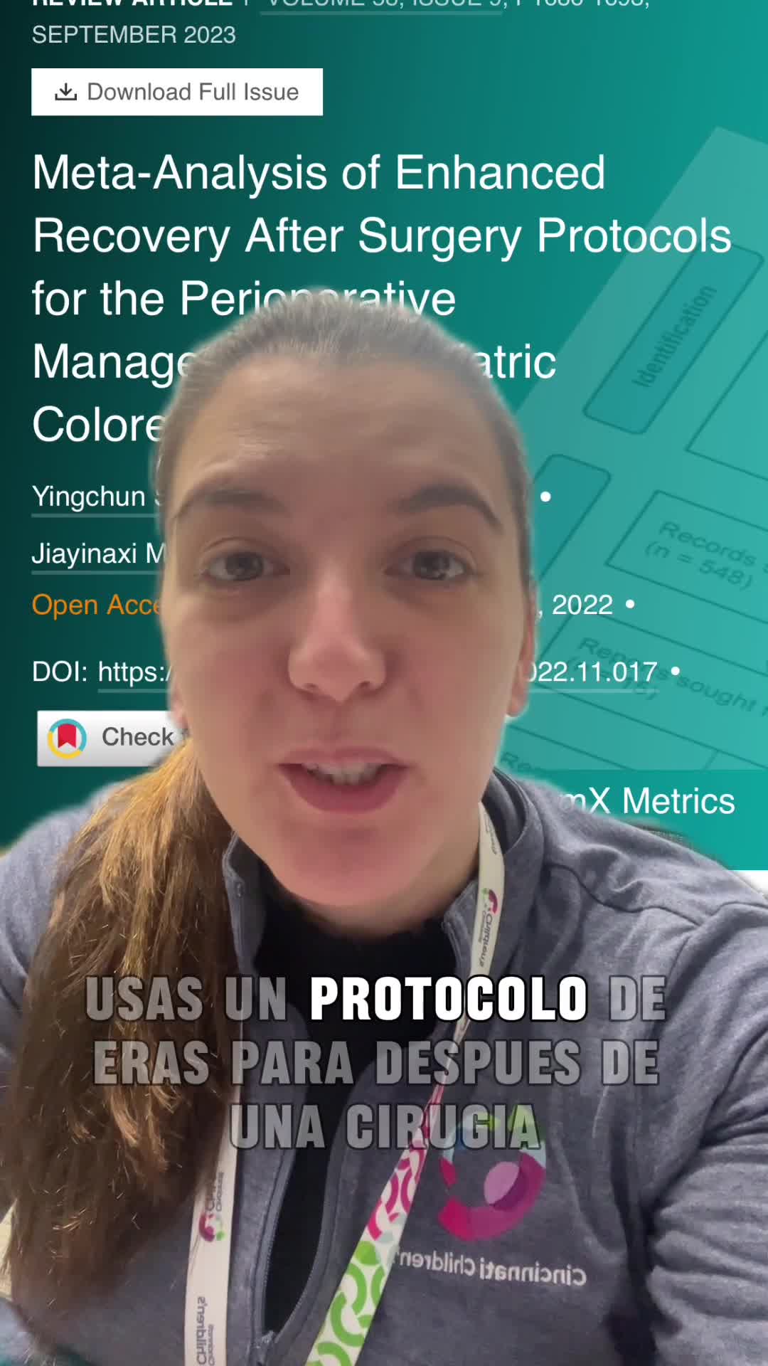 Metaanálisis de protocolos de recuperación mejorada después de la cirugía para el tratamiento perioperatorio de la cirugía colorrectal pediátrica