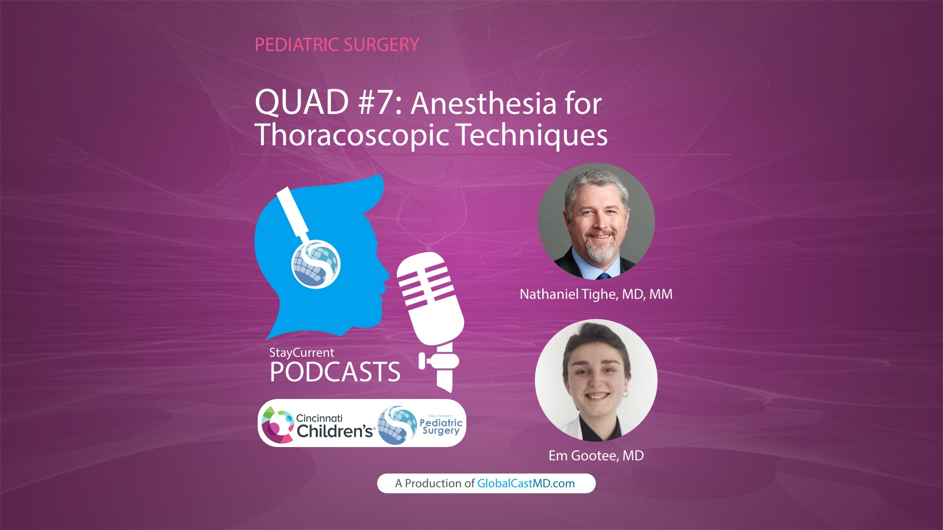 QUAD #7 Anesthesia for Thoracoscopic Techniques with Dr. Nathaniel Tighe