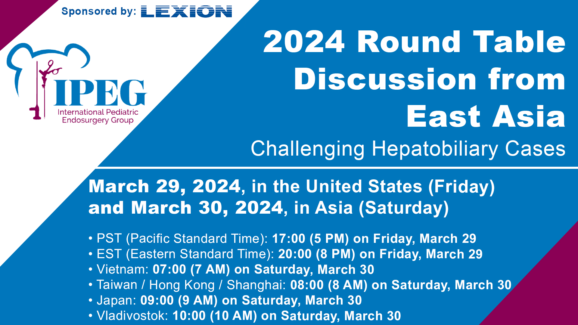 IPEG 2024 Round Table Discussion from East Asia - Dr. Shun Onishi