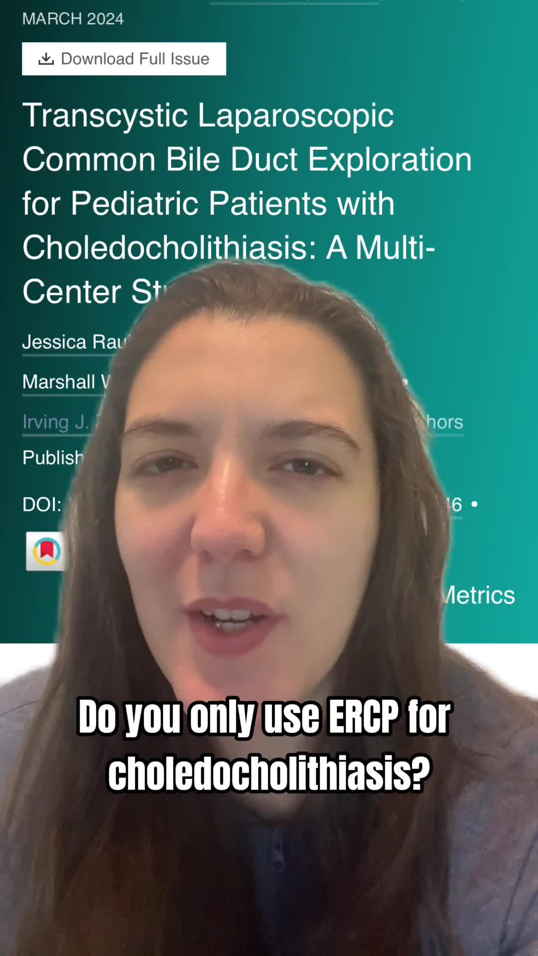 Transcystic Laparoscopic Common Bile Duct Exploration for Pediatric Patients with Choledocholithiasis