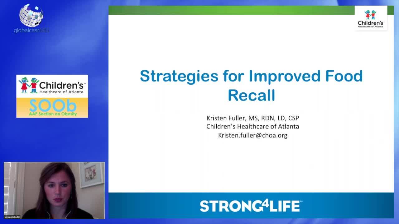 Strategies for improved food recall: Latest Evidence and Trends in Pediatric...