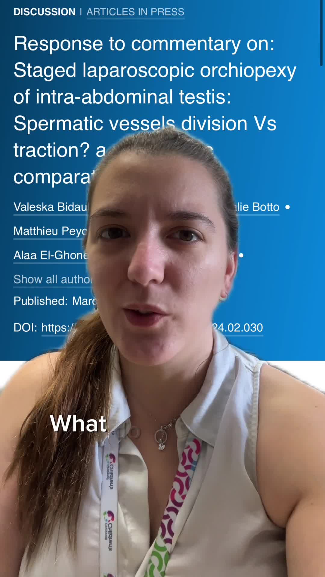 Staged laparoscopic orchiopexy of intra-abdominal testis: Spermatic vessels division versus traction?