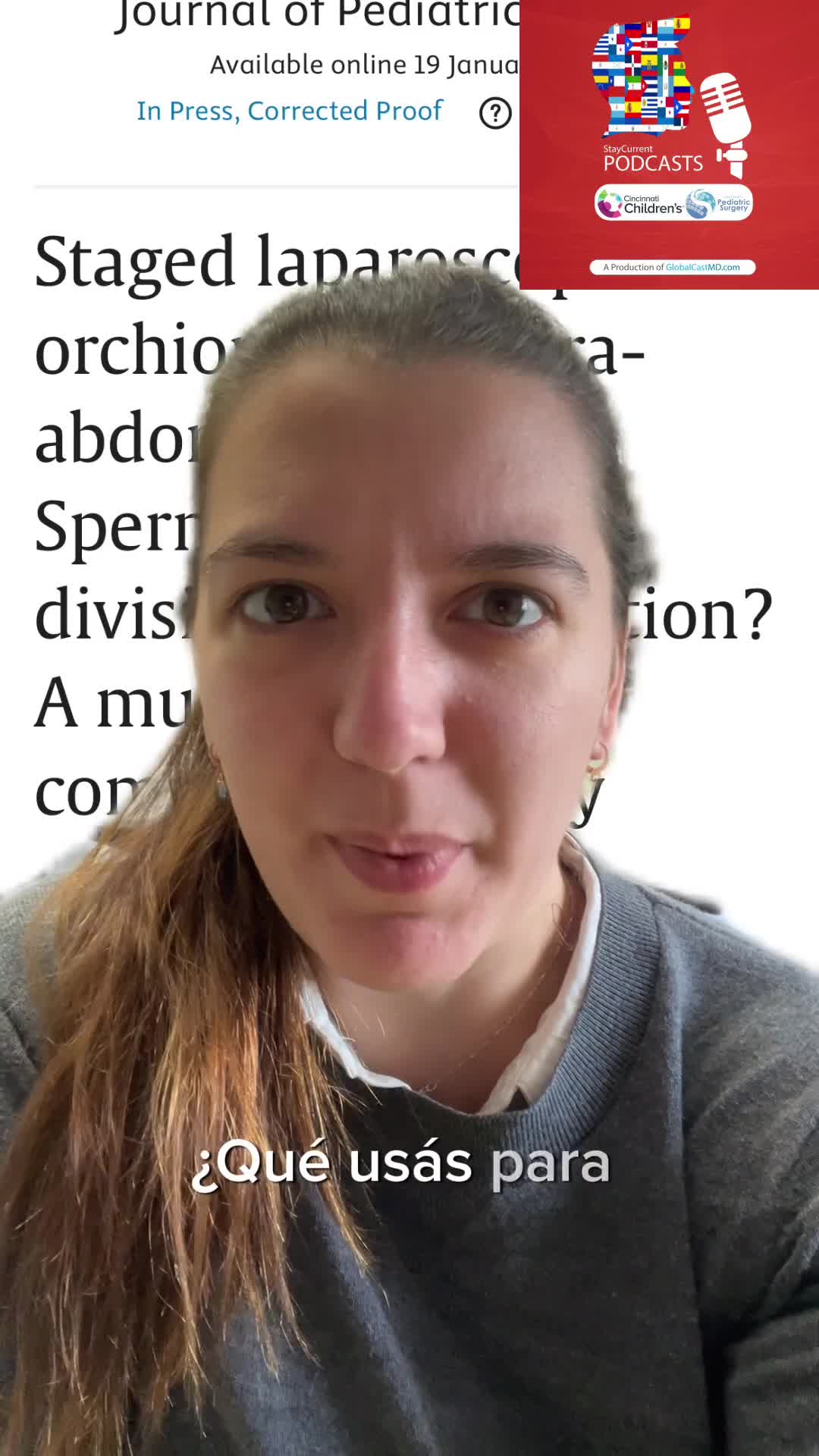 Orquiopexia laparoscópica por etapas de testículo intraabdominal: ¿División de vasos espermáticos o tracción?