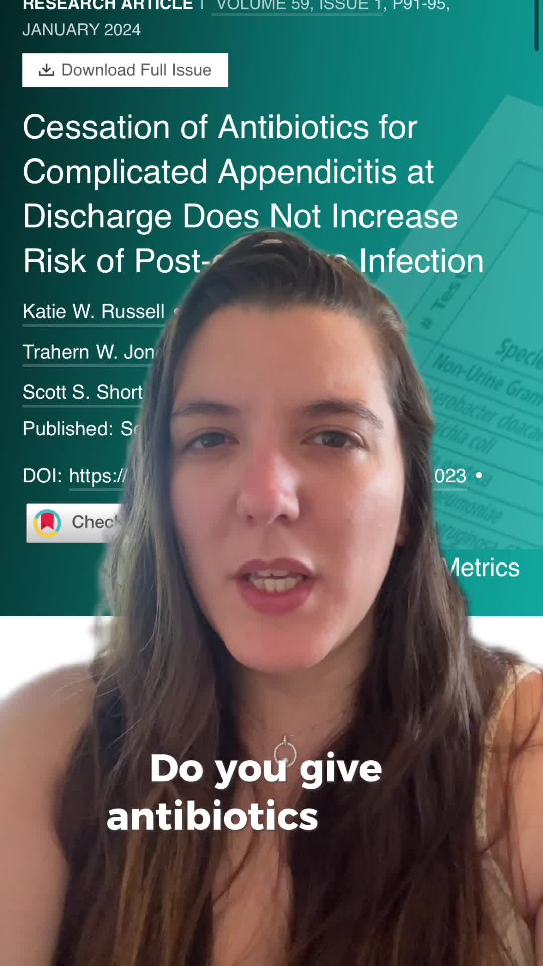 Cessation of Antibiotics for Complicated Appendicitis at Discharge Does Not Increase Risk of Post-operative Infection