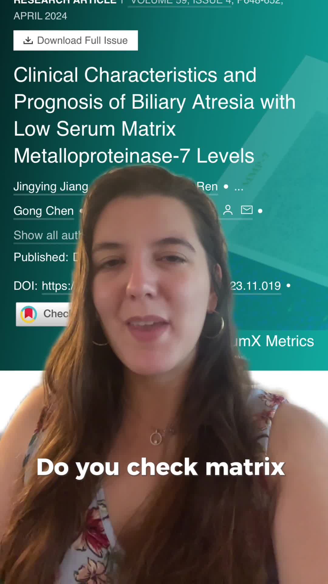 Clinical Characteristics and Prognosis of Biliary Atresia with Low Serum Matrix Metalloproteinase-7 Levels