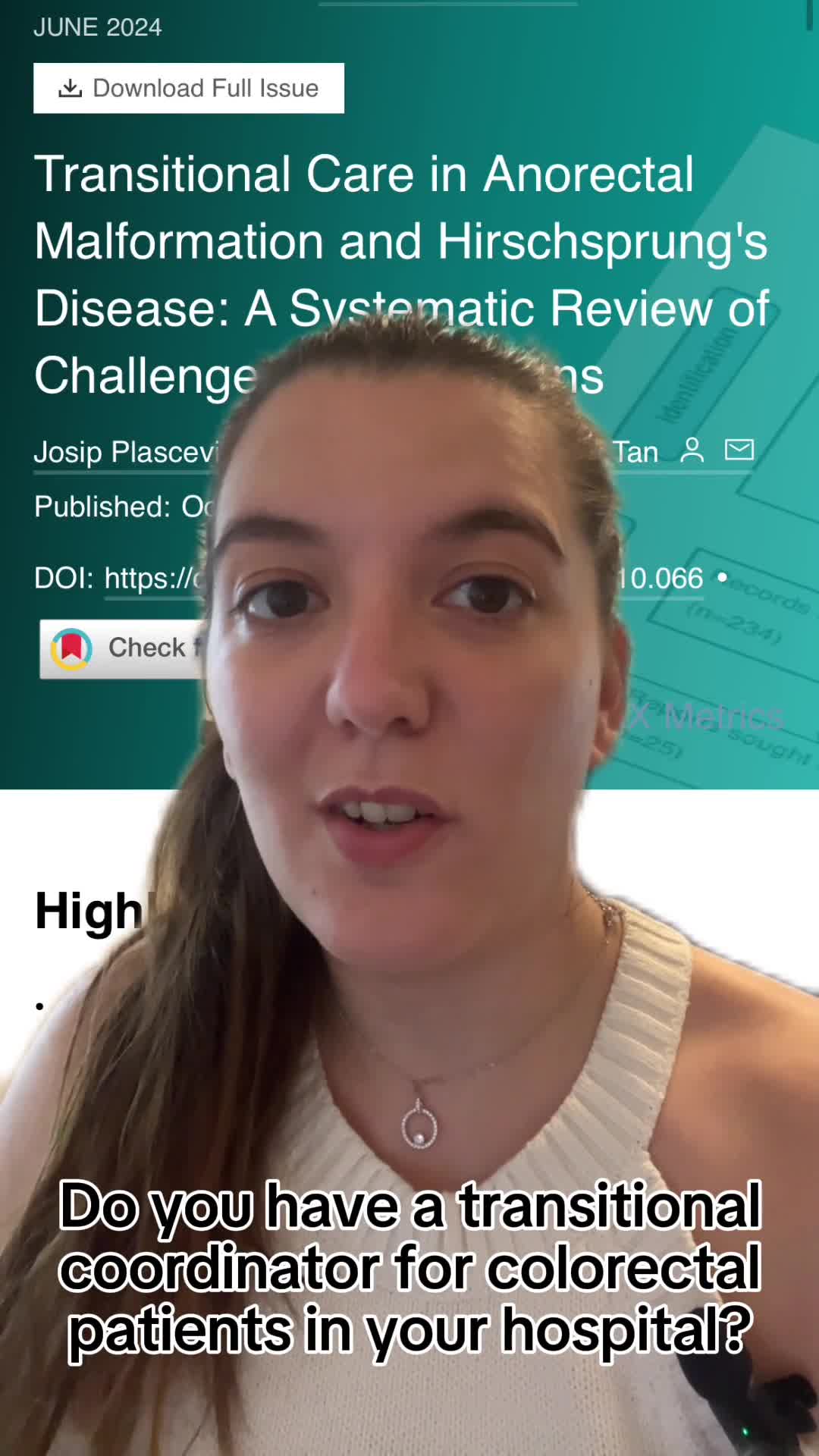 Transitional Care in Anorectal Malformation and Hirschsprung's Disease