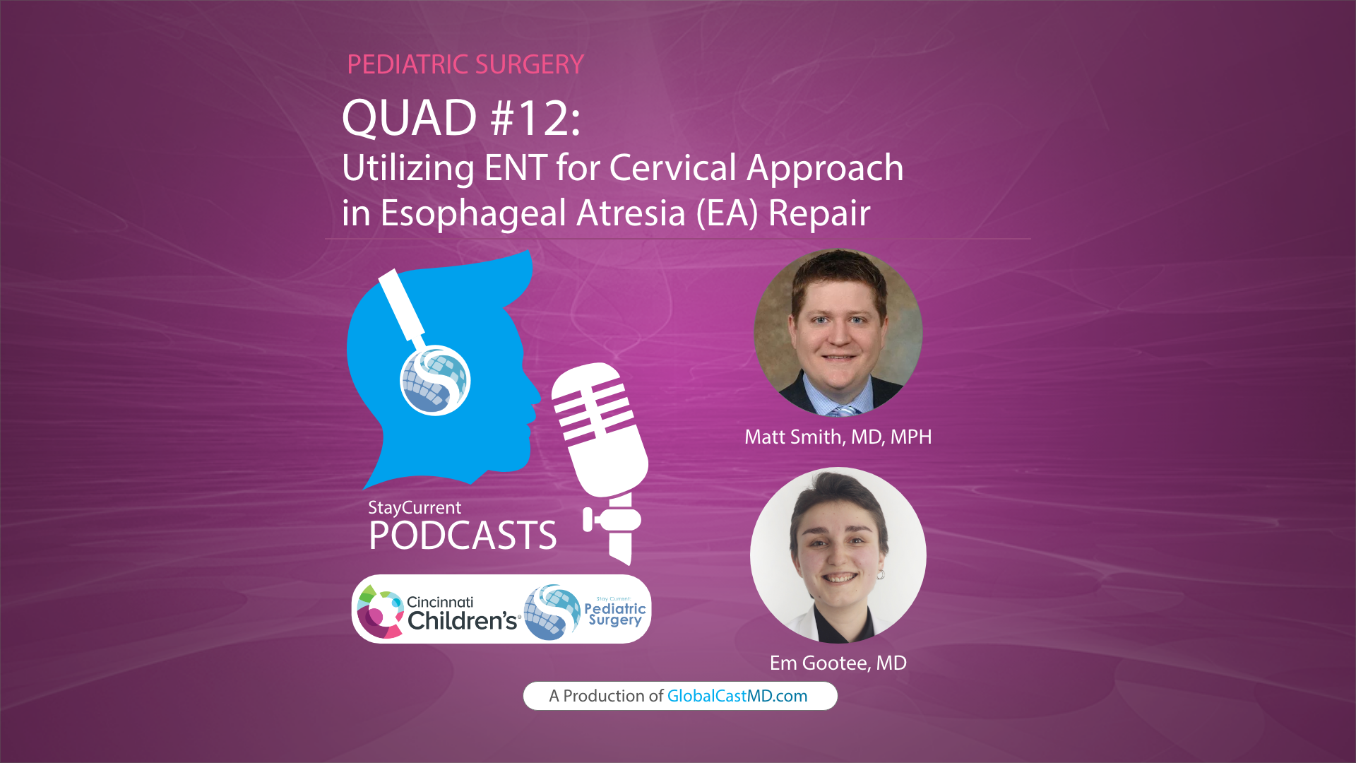 QUAD #12 Utilizing ENT for Cervical Approach in Esophageal Atresia (EA) Repair with Dr. Matt Smith
