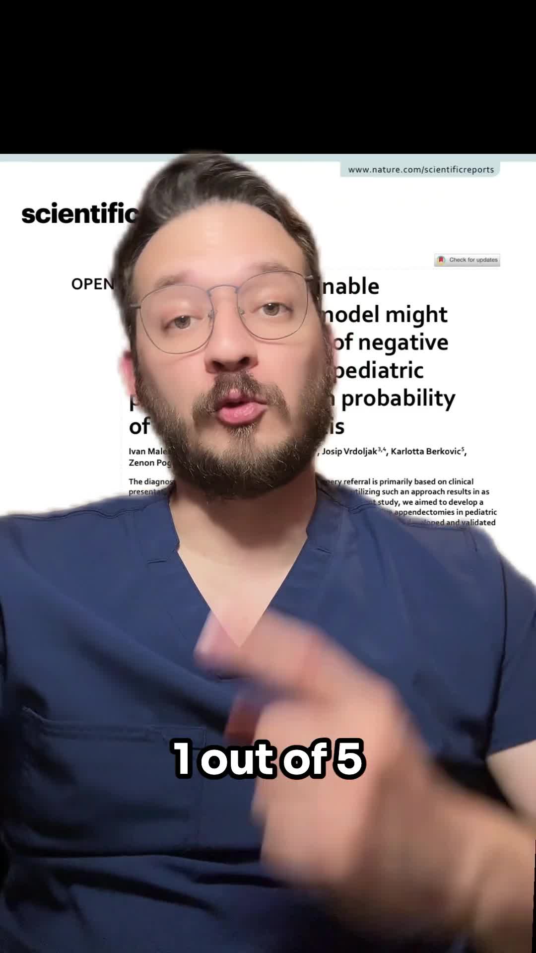 Applying an explainable machine learning model might reduce the number of negative appendectomies in pediatric patients with a high probability of acute appendicitis