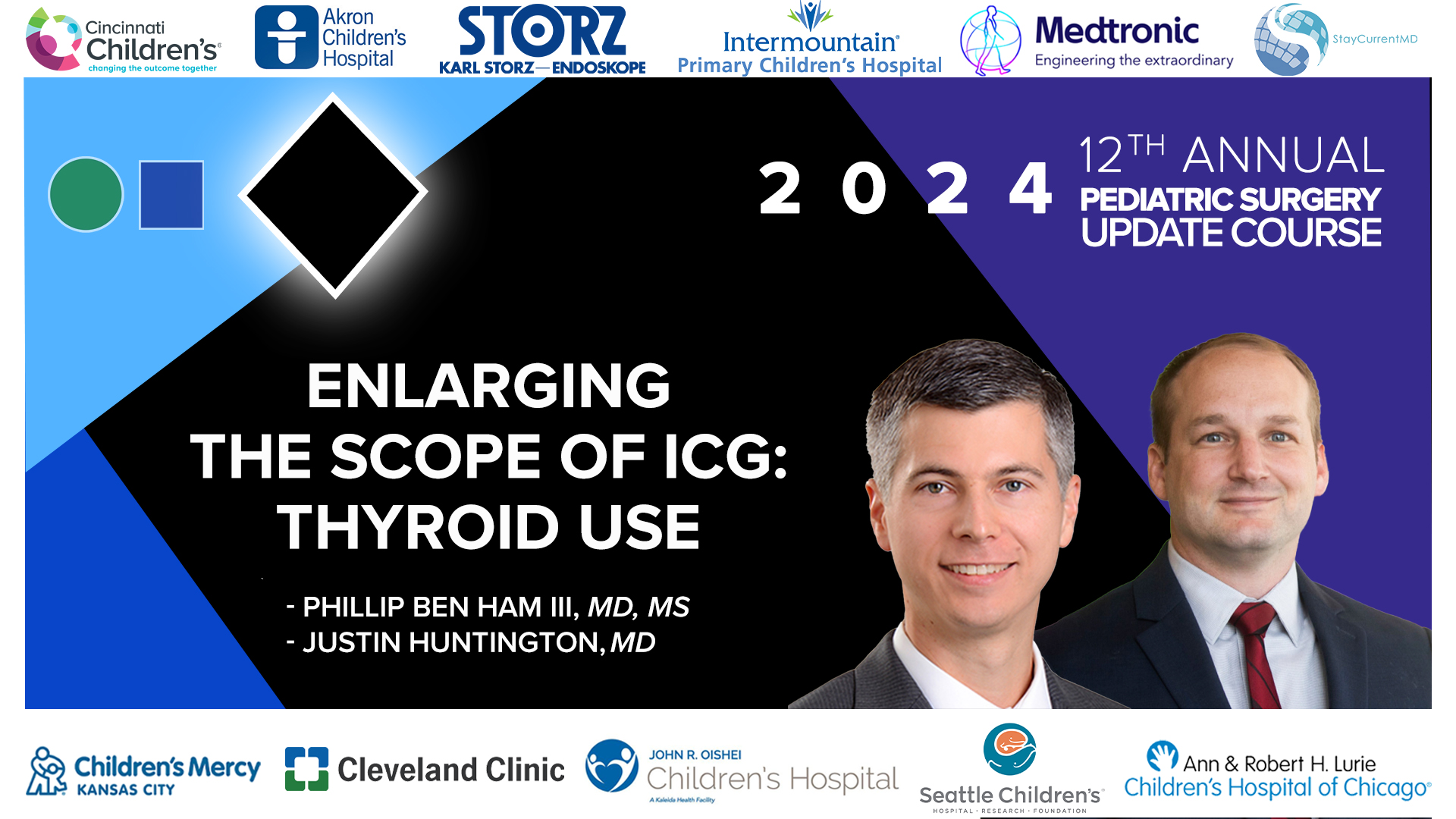 2024 Update Course - Enlarging the Scope of ICG: Thyroid Use - P. Ben Ham & Justin Huntington