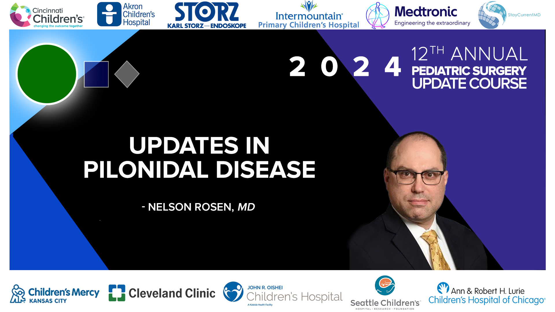 2024 Update Course - Updates in Pilonidal Disease - Nelson Rosen & George 'Whit' Holcomb