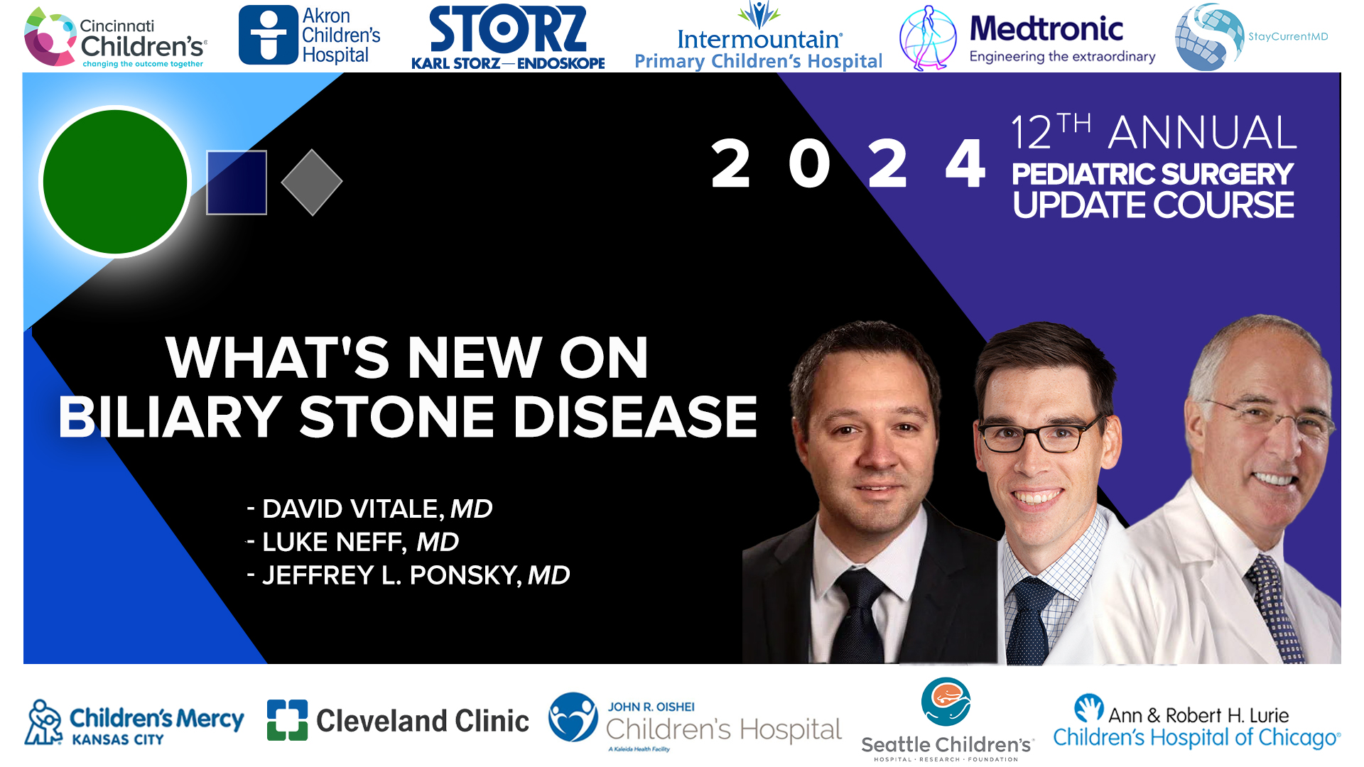 2024 Update Course - What's New on Biliary Stone Disease - Luke Neff, David Vitale, & Jeff Ponsky