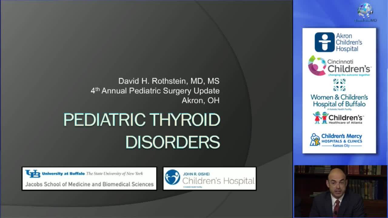 Pediatric Thyroid Disorders: Update Course 2016