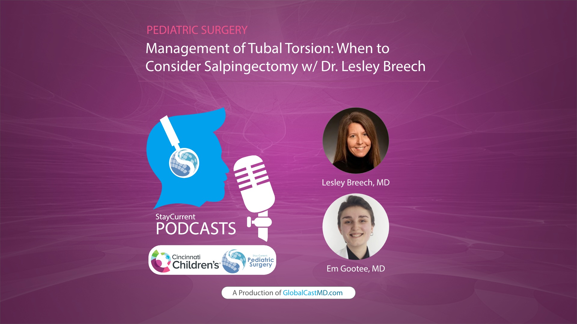 GYN #4 Management of Tubal Torsion: When to Consider Salpingectomy with Dr. Lesley Breech