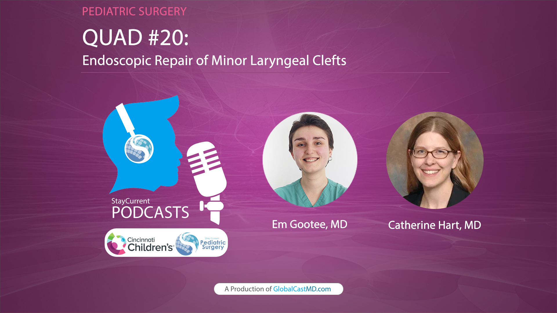 QUAD #20: Endoscopic Repair of Minor Laryngeal Clefts with Dr. Catherine Hart