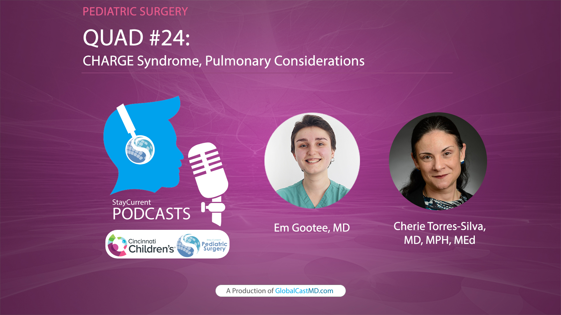 QUAD #24: CHARGE Syndrome, Pulmonary Considerations with Dr. Cherie Torres-Silva