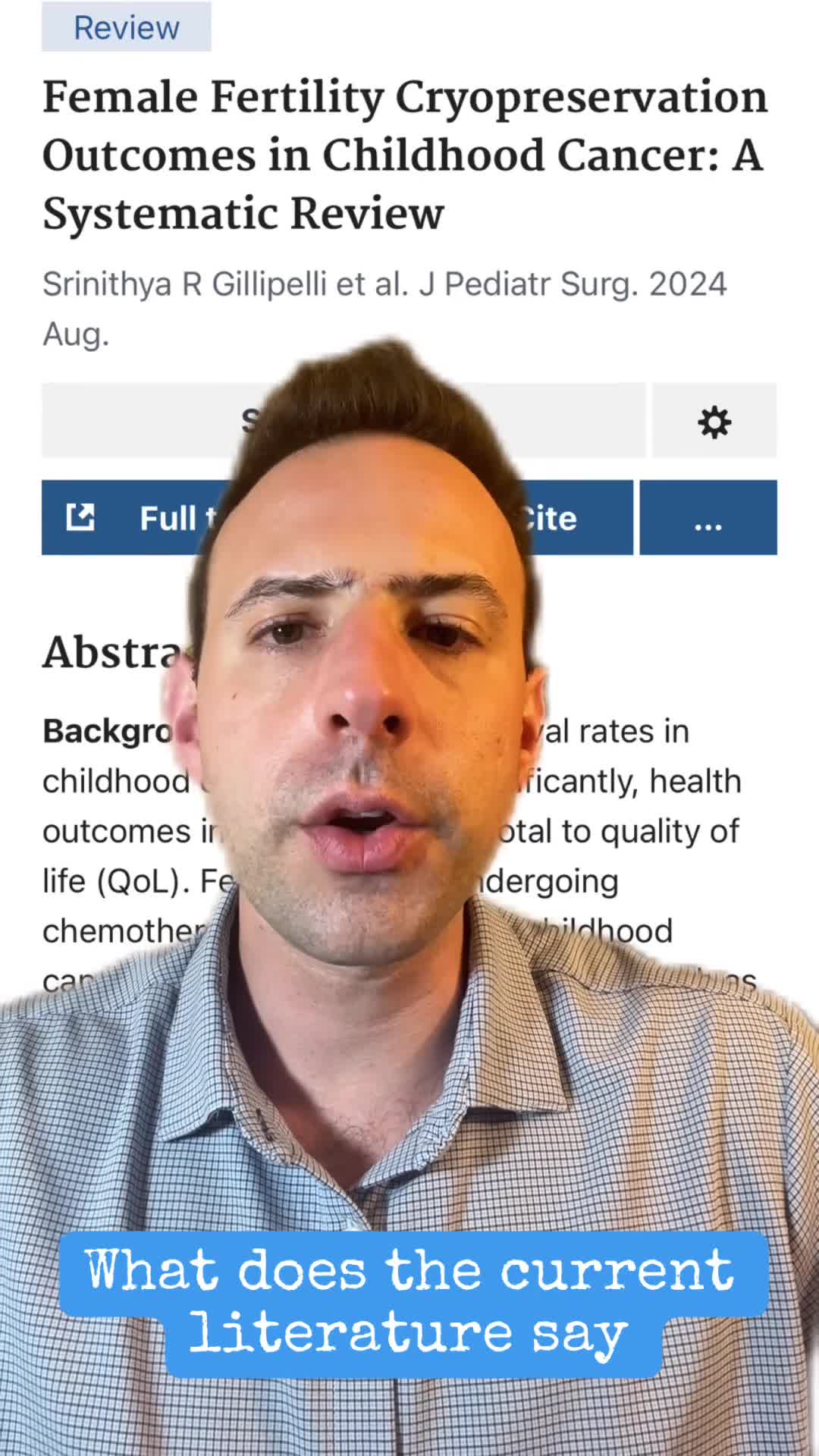 Female Fertility Cryopreservation Outcomes in Childhood Cancer: A Systematic Review