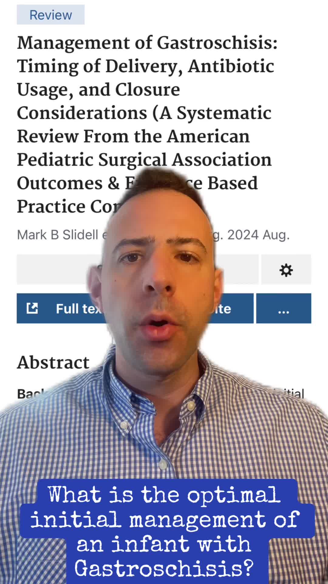 Management of Gastroschisis: Timing of Delivery, Antibiotic Usage, and Closure Considerations