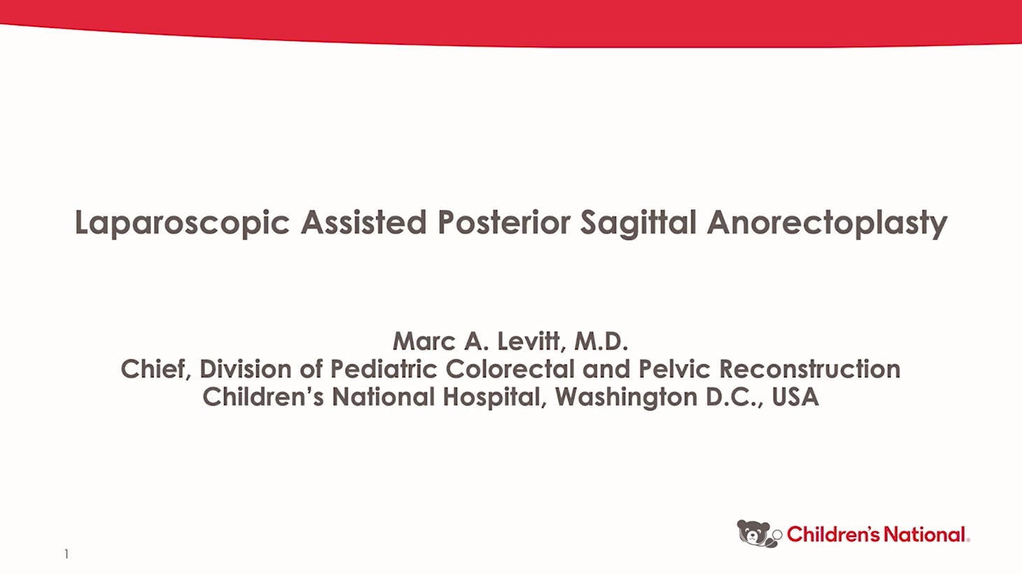 Laparoscopic Assisted Posterior Sagittal Anorectoplasty