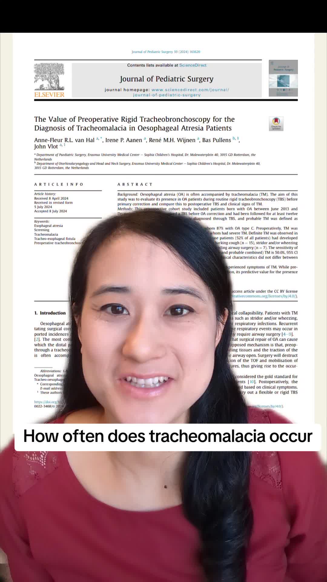 The Value of Preoperative Rigid Tracheobronchoscopy for the Diagnosis of Tracheomalacia in Oesophageal Atresia Patients